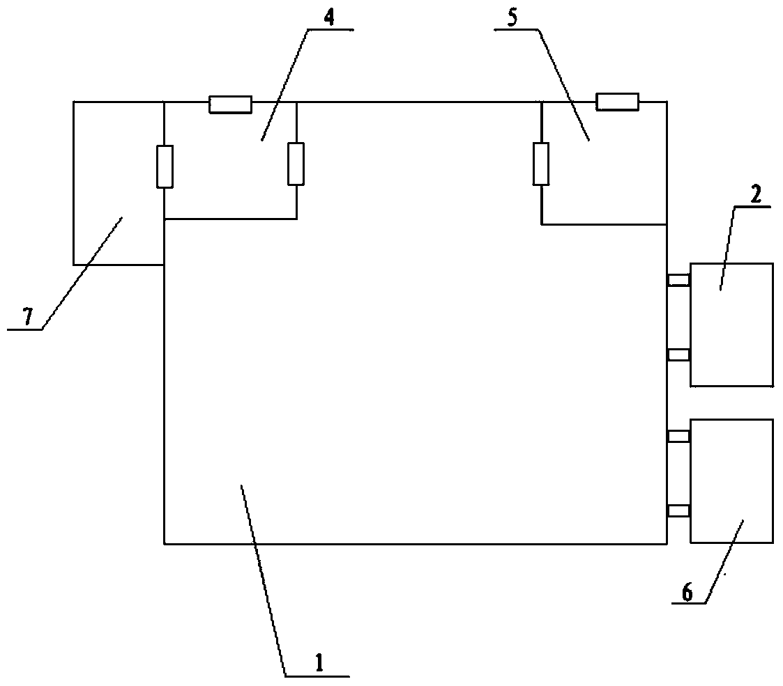 A sandwich type inert gas shielded heat chamber