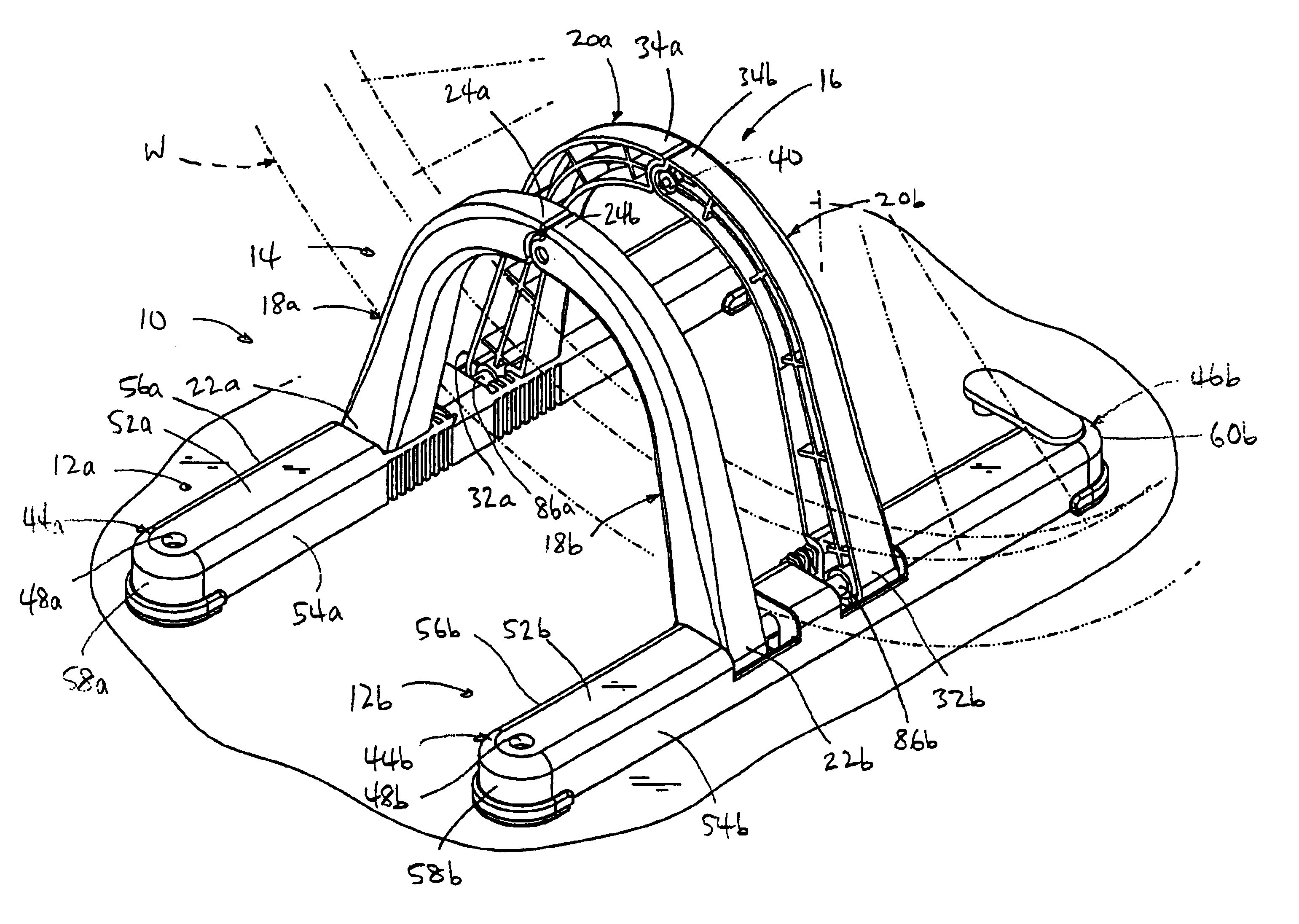 Support stand for a bicycle