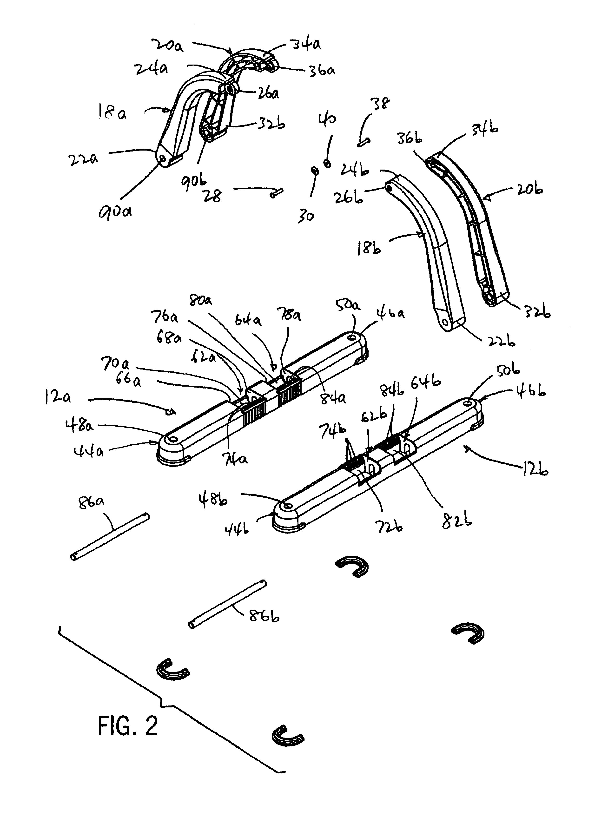 Support stand for a bicycle