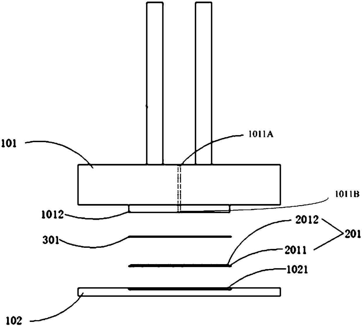 Plastic encapsulating die of LED light source