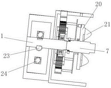 Driving device of mechanical air pump