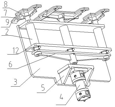 Edge clamping strip correcting device