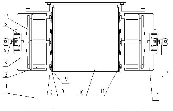 Edge clamping strip correcting device