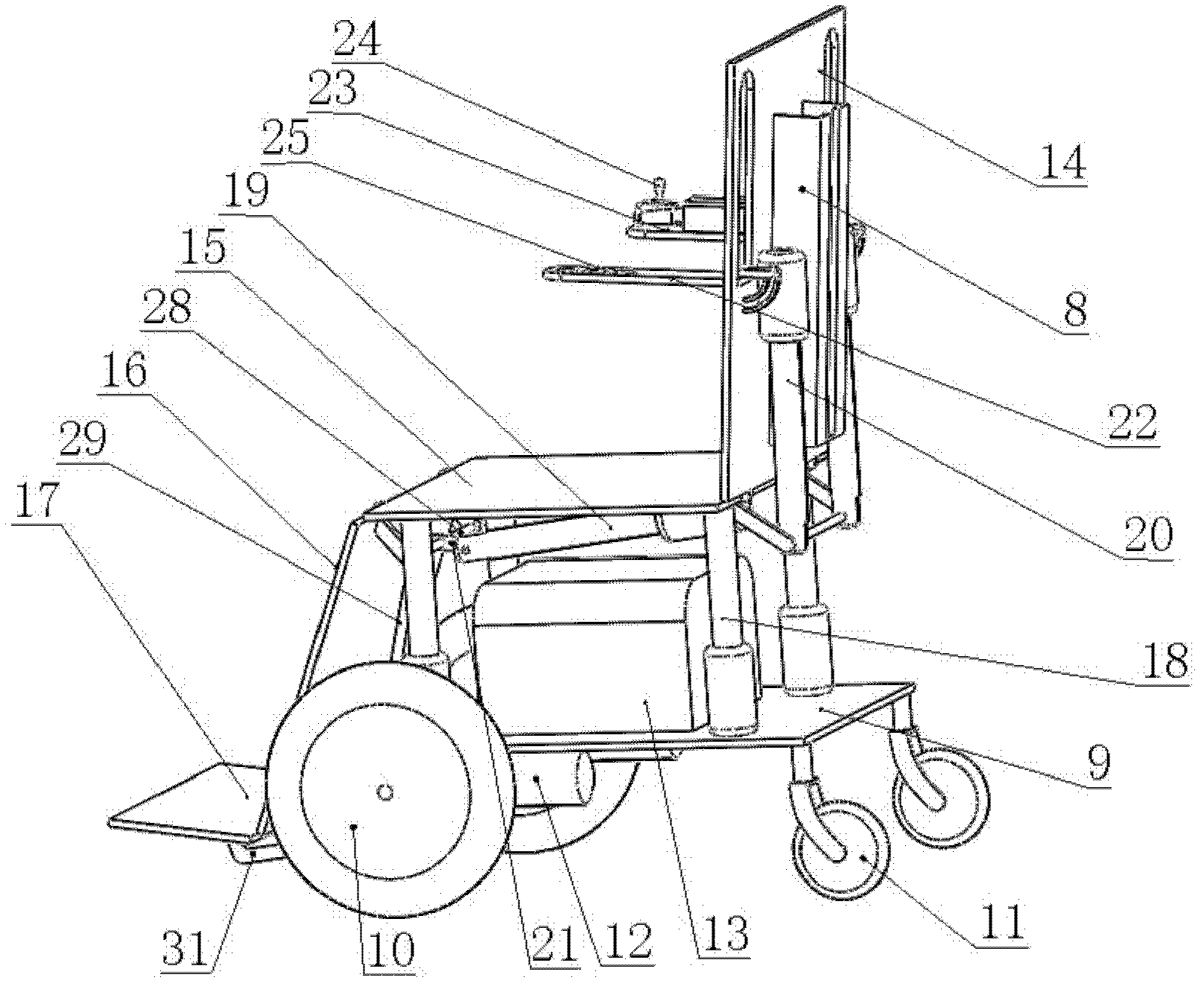 Novel multifunctional wheelchair bed