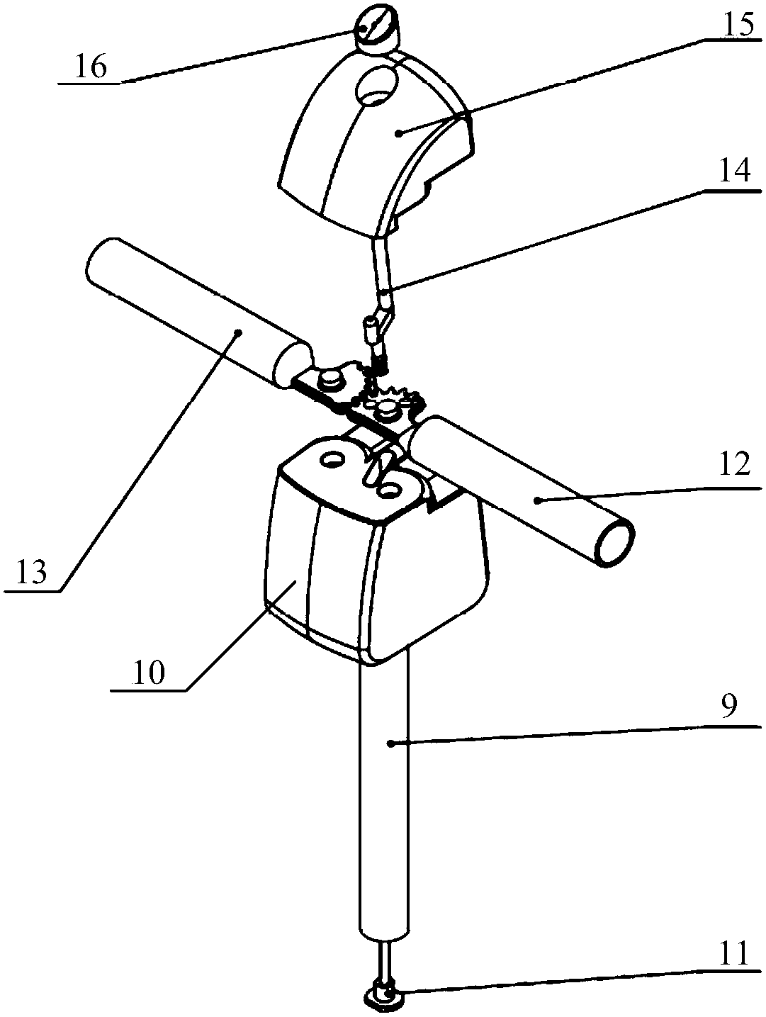 A folding bicycle and its handlebar