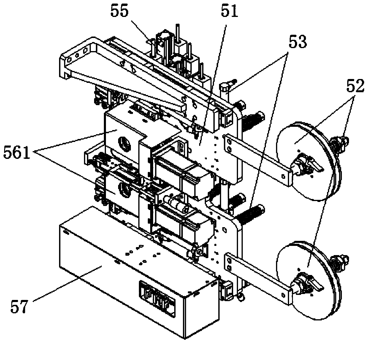 On-line short-circuit detection battery cell production and winding machine