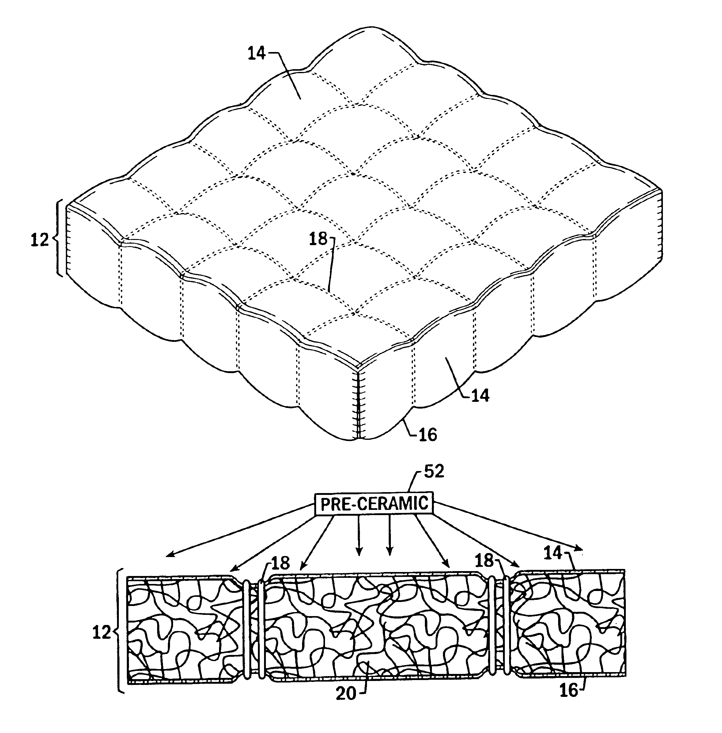 Flexible insulation blanket having a ceramic matrix composite outer layer