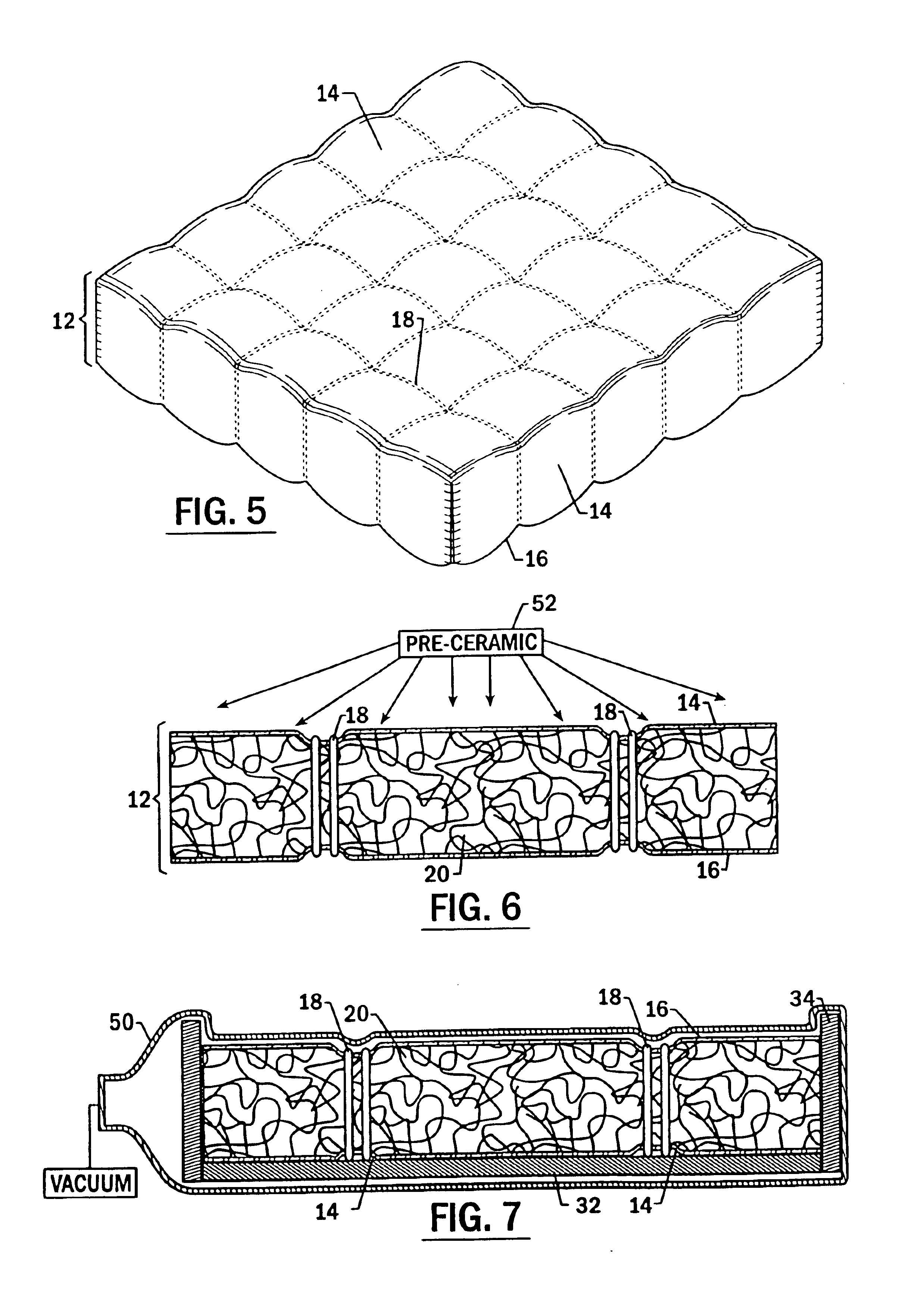 Flexible insulation blanket having a ceramic matrix composite outer layer