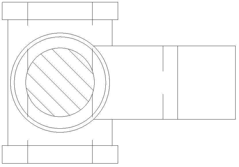 Wax injection mold for bent needle bar shaft casing