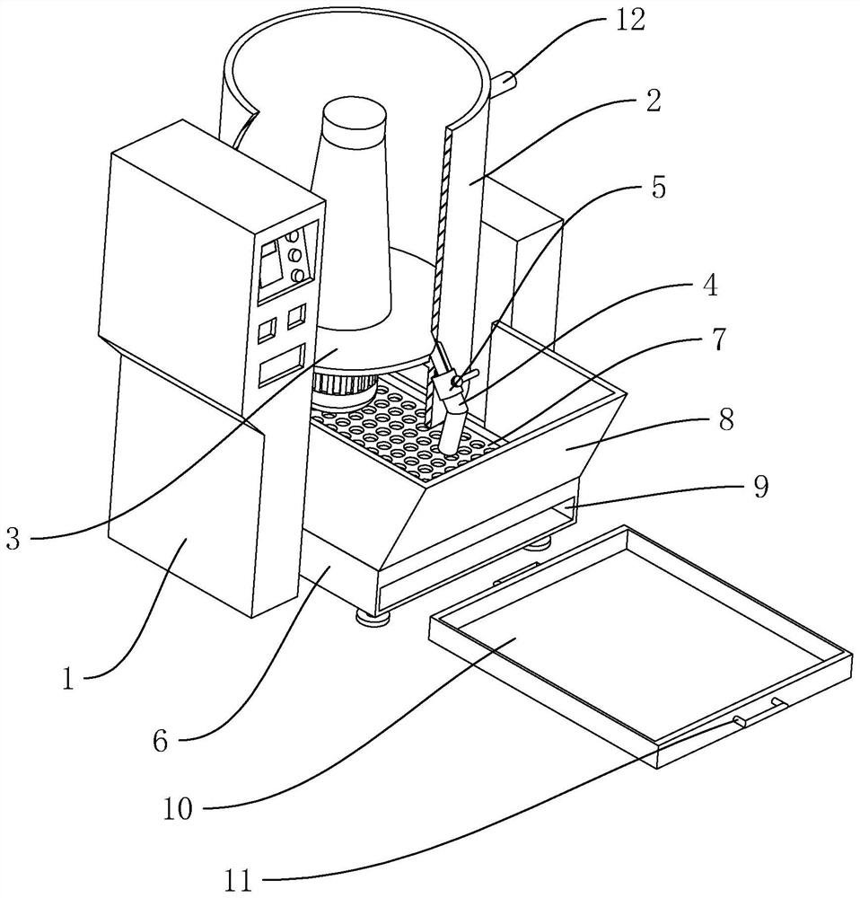 Roller pin processing technology and grinding miller for technology