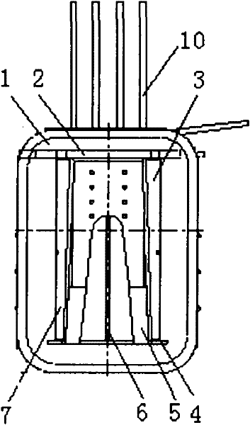 Ring crane corbel for nuclear power station and manufacturing method thereof