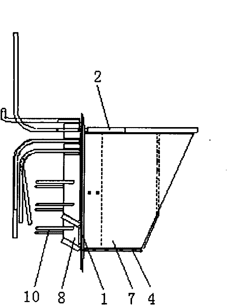 Ring crane corbel for nuclear power station and manufacturing method thereof