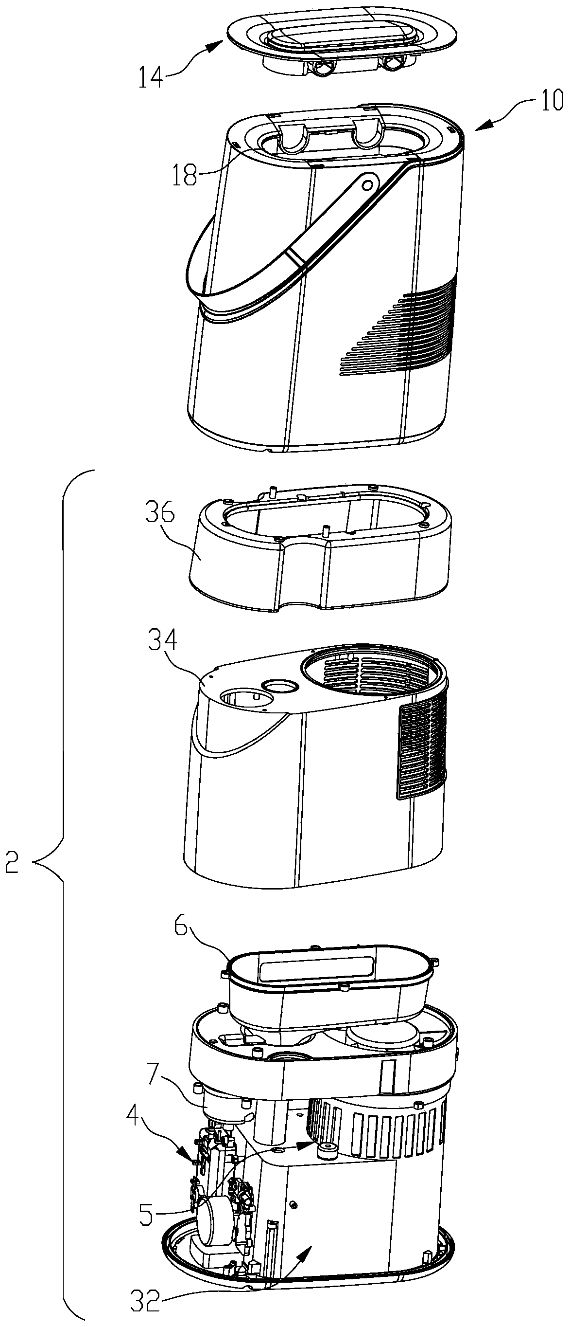 Energy-mixing atomization device