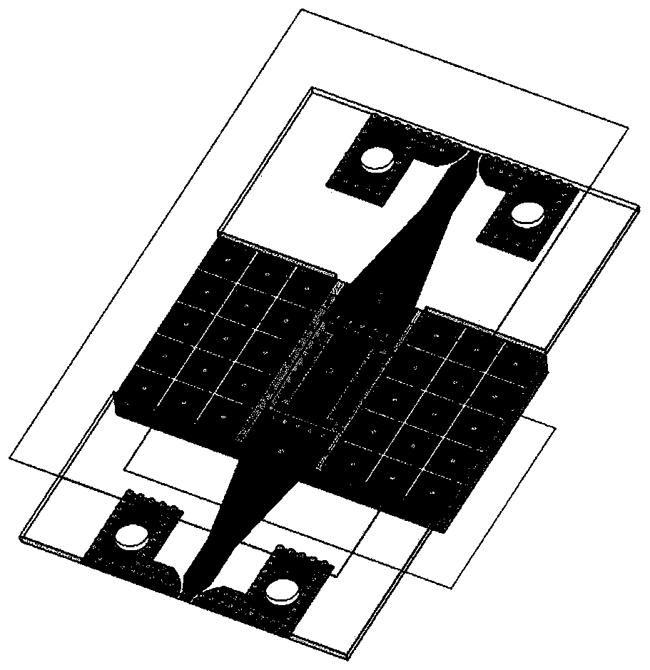 Double-frequency three-order band-pass filter based on microstrip ridge gap waveguide