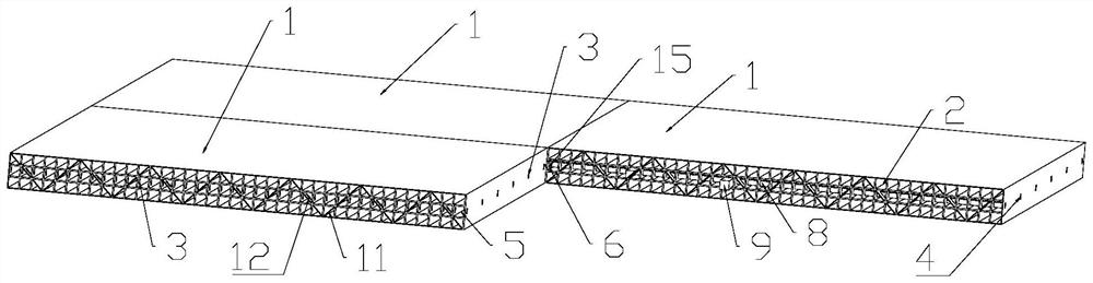 Hollow plastic formwork