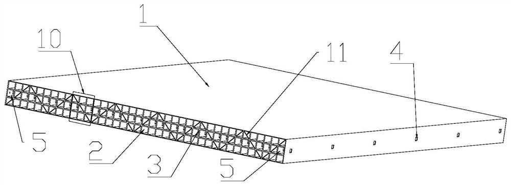 Hollow plastic formwork