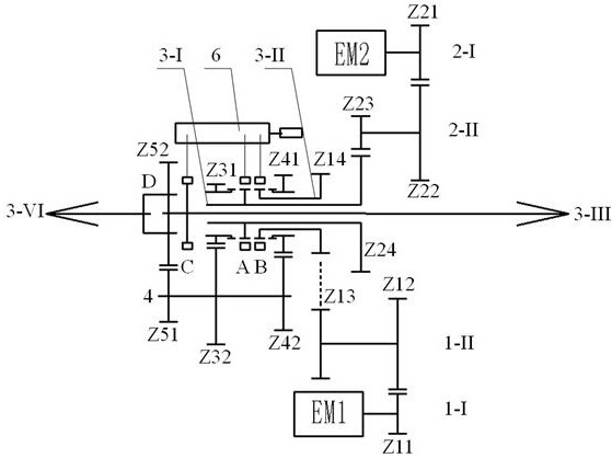 Dual-motor variable-speed electric drive axle system