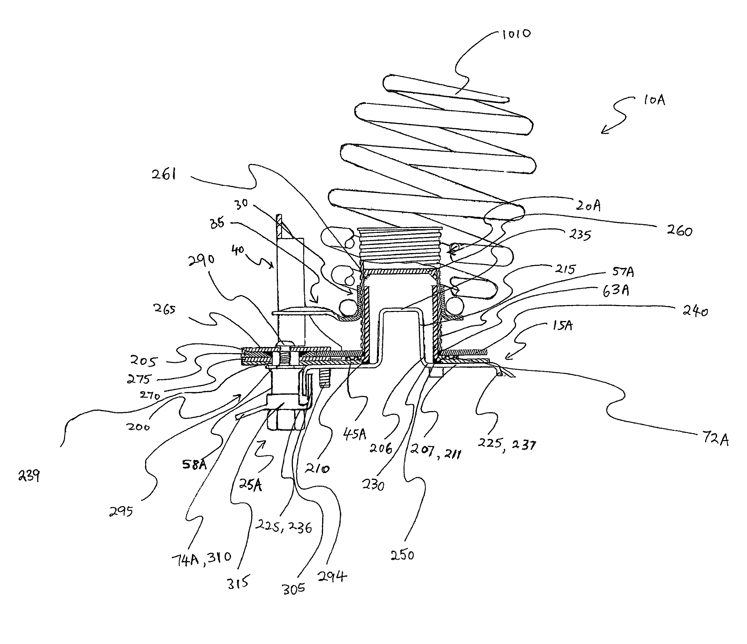 Suspension height adjustment mechanism