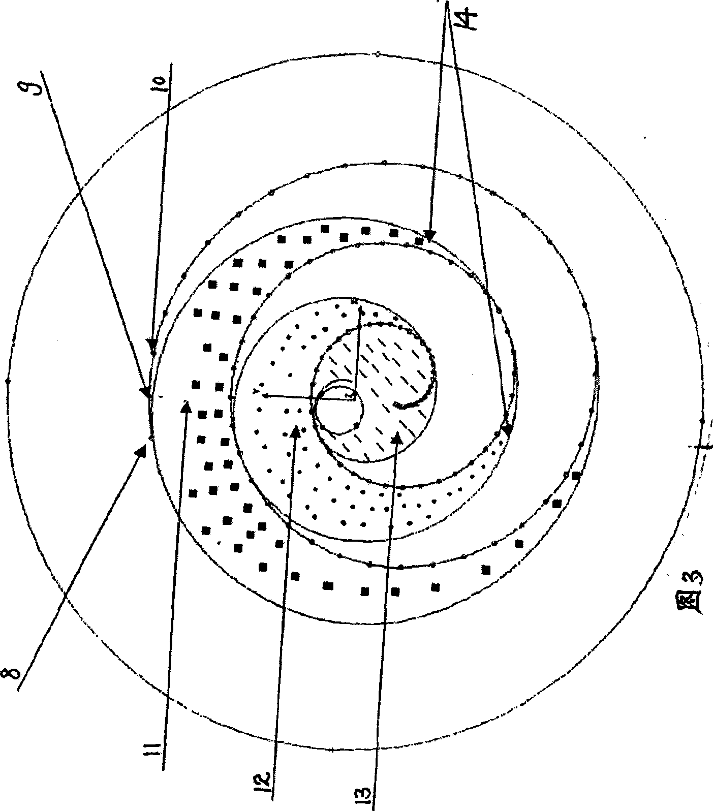 Micro scroll vane and method for producing micro scroll vane substrates