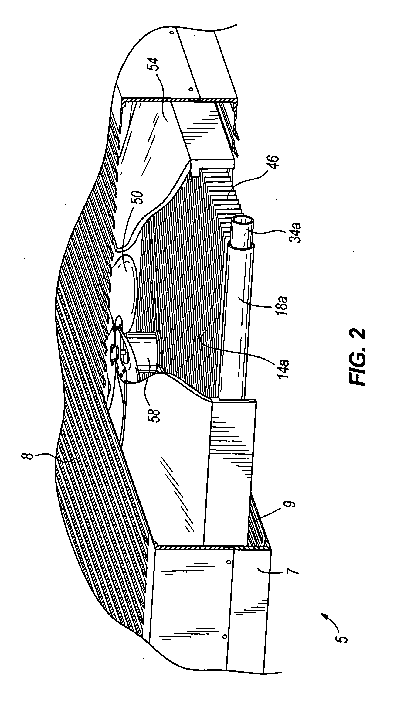 Microchannnel evaporator assembly