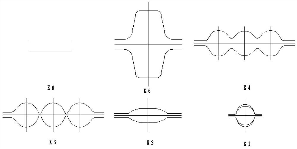 Method for prolonging service life of bar slitting and rolling finished product hole