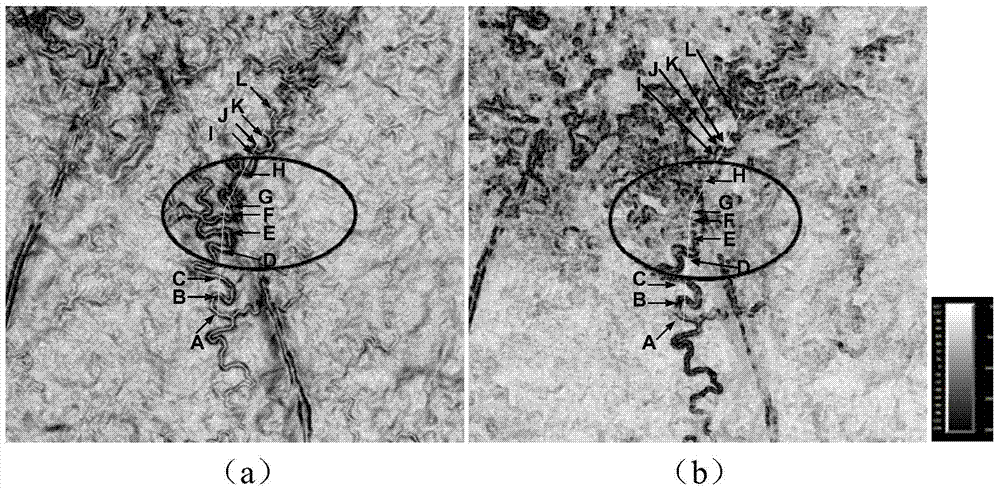 A method and device for identifying the boundary of a geological body