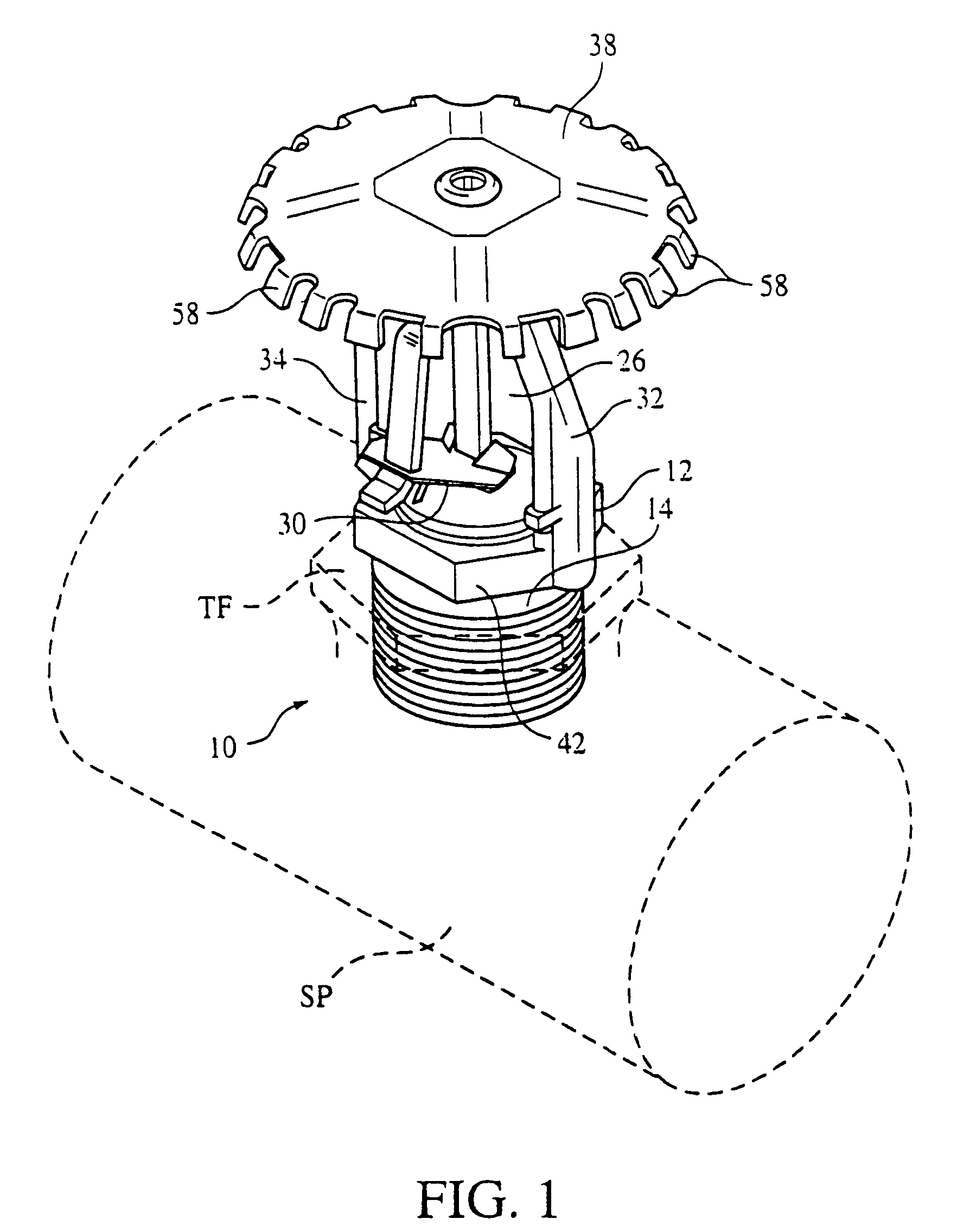 Low pressure, extended coverage, fire protection sprinkler