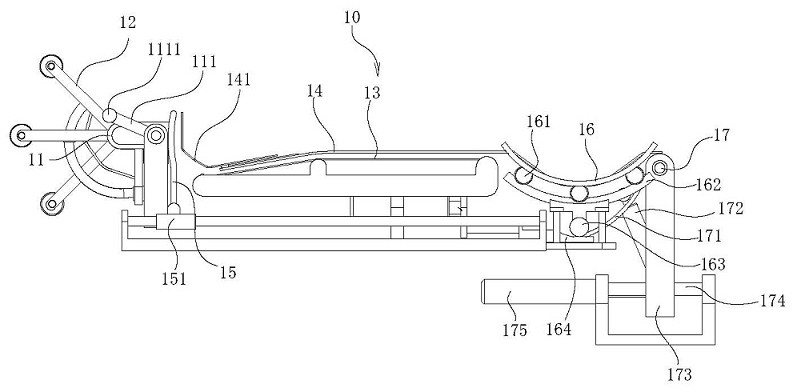 Arc-shaped stone board processing method for building