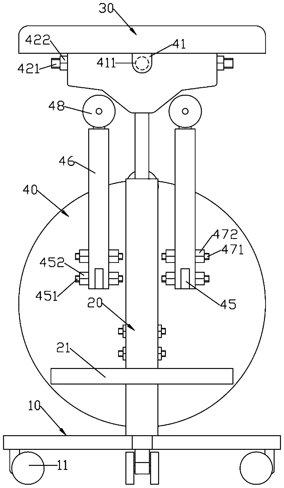 PT stool with auxiliary seat