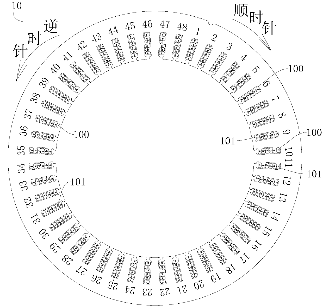 Stator assembly and motor