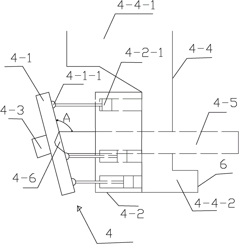 Swash plate type mortar sucking and discharging spraying pasting machine