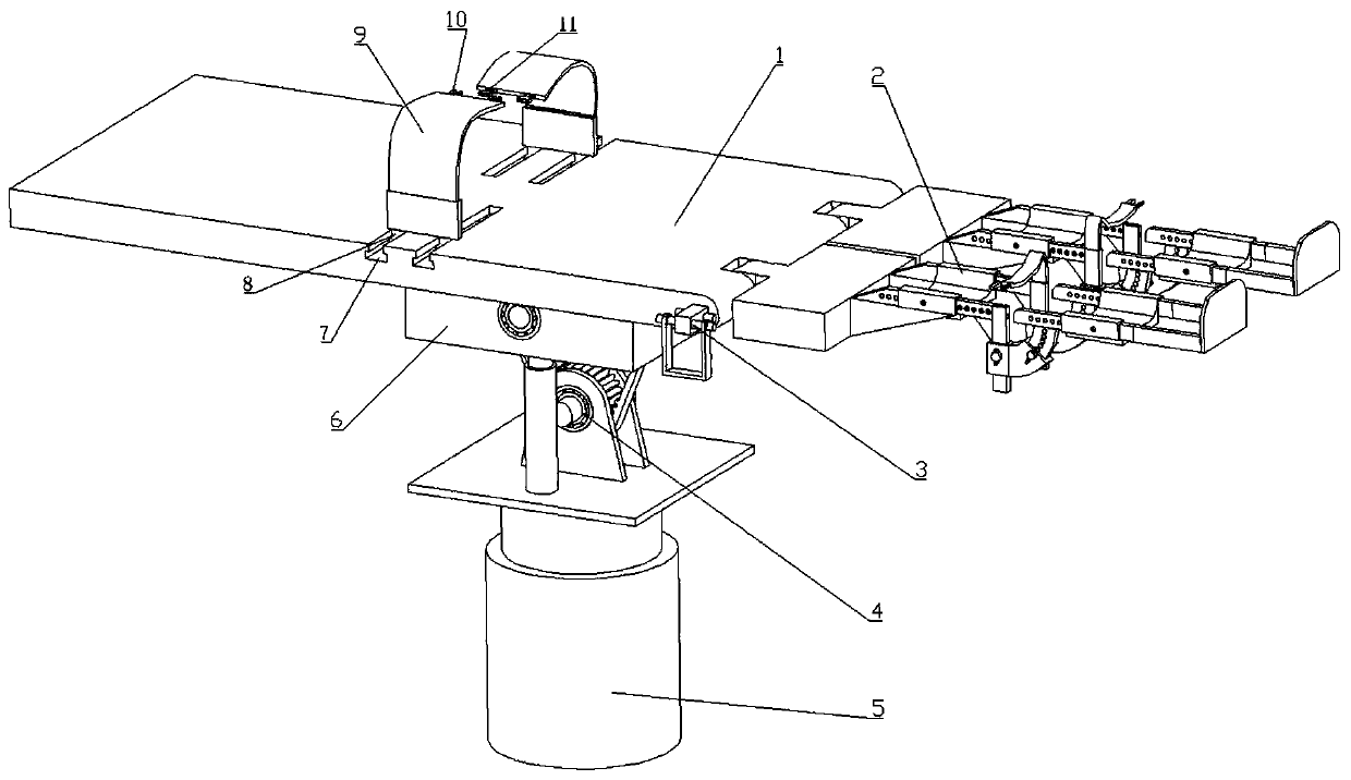 Assembled multi-angle orthopedic leg surgery special bed