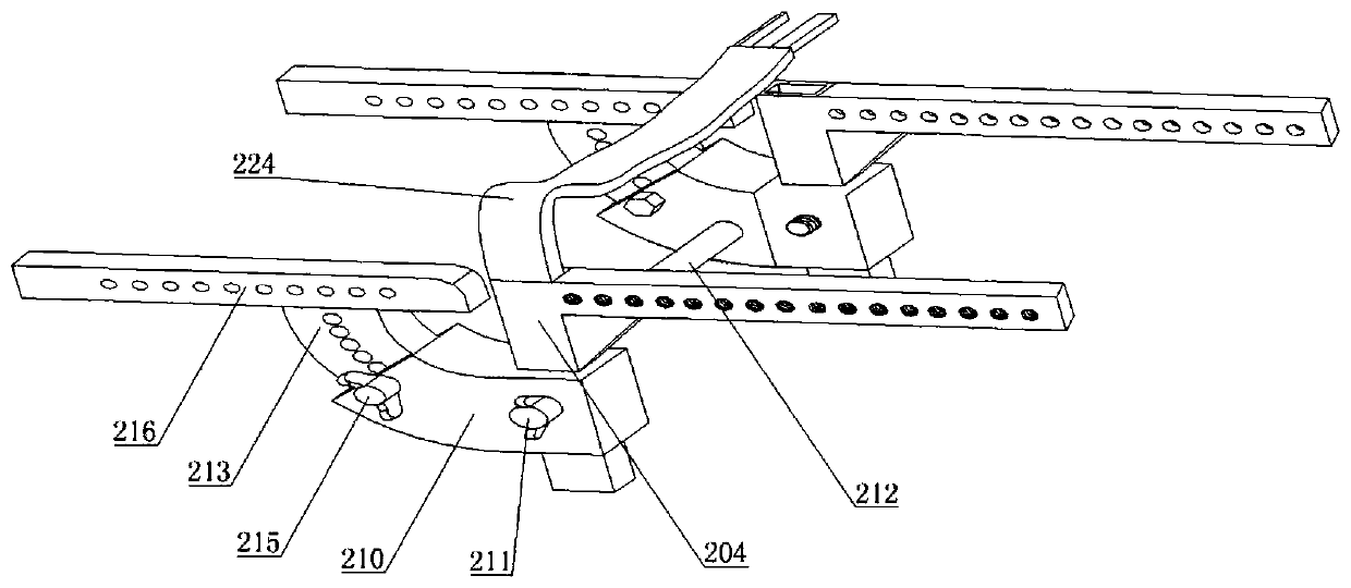 Assembled multi-angle orthopedic leg surgery special bed