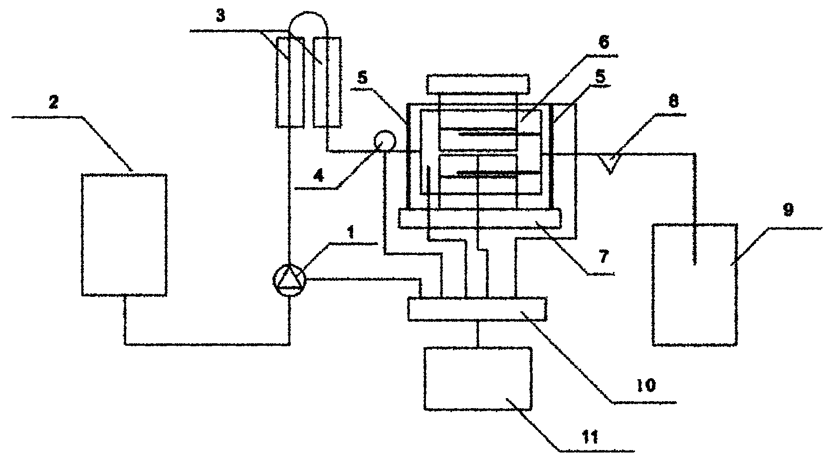 Testing device and method for simulating backflow of propping agent