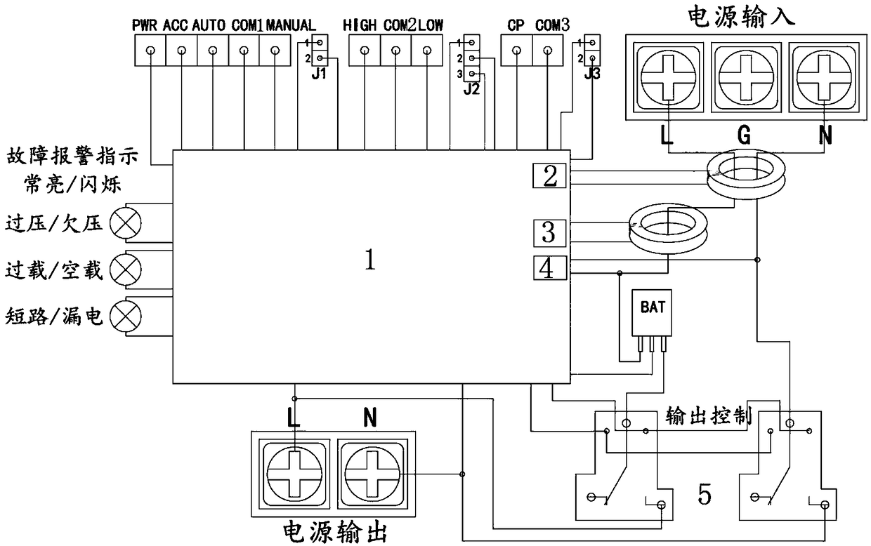 Single-phase alternating current intelligent control device and method