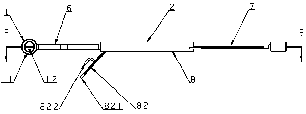 A syringe type wall plaster stick