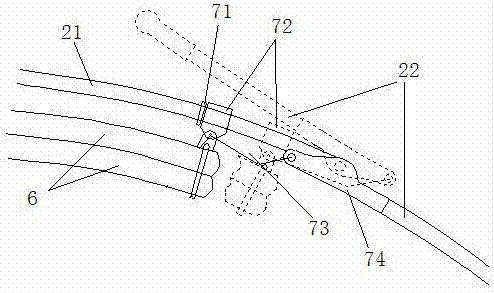 Invisible sunny umbrella for scooter