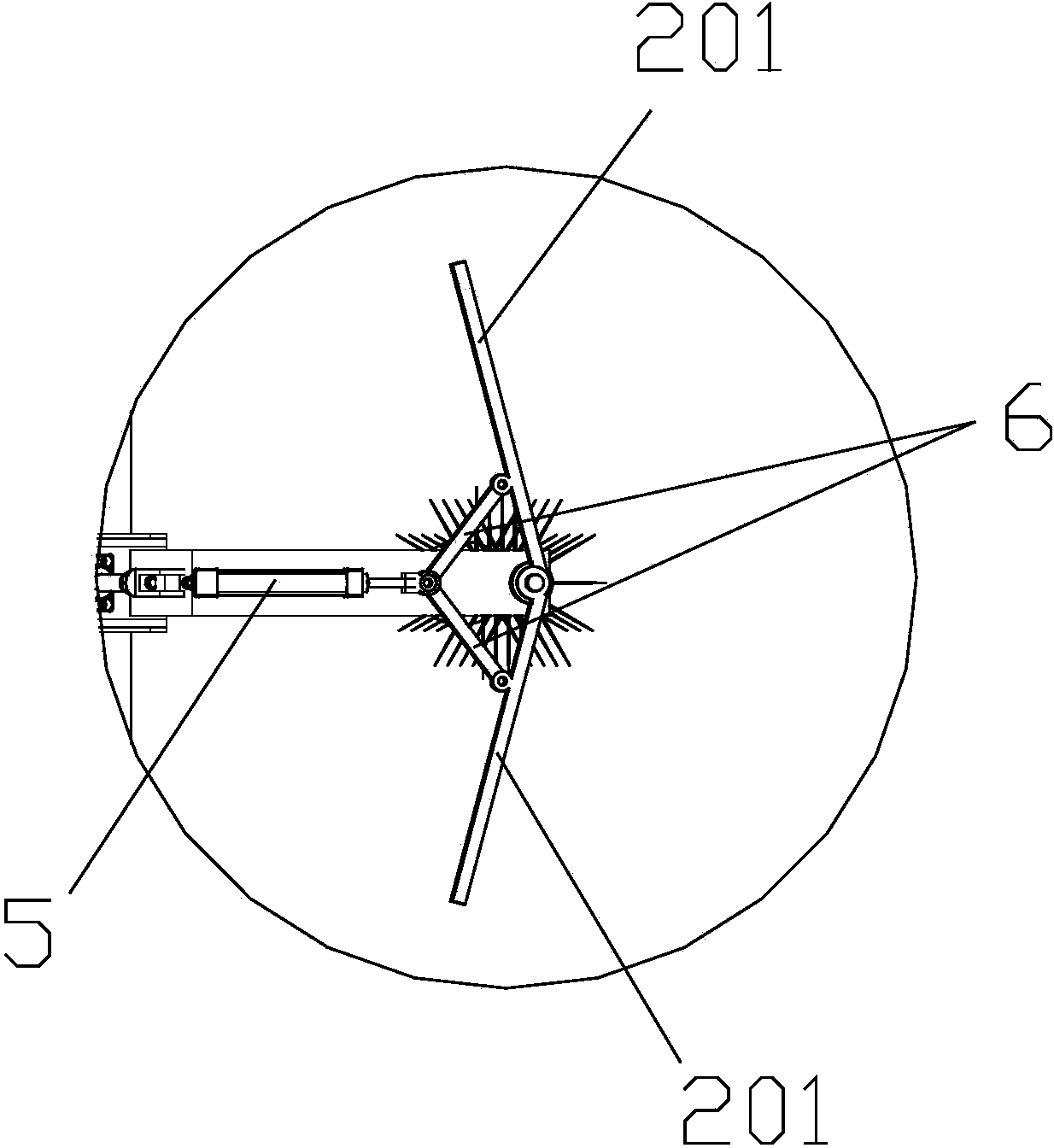 Multifunctional operation machine for orchard