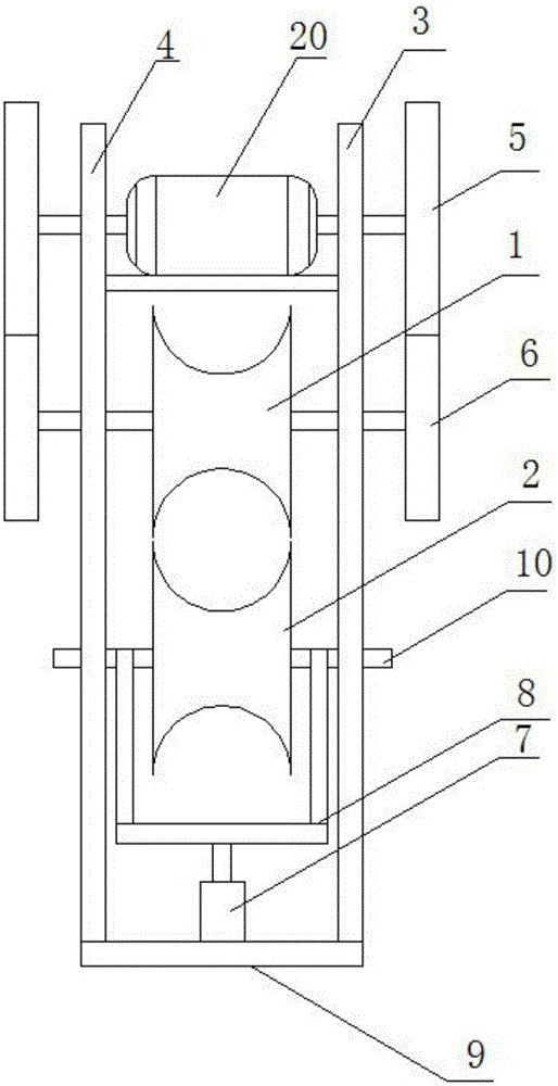 Detection apparatus for surface defects of high-voltage power line