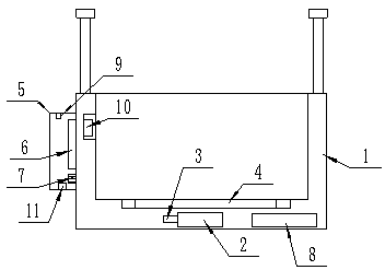 Transportation basket with data acquisition device