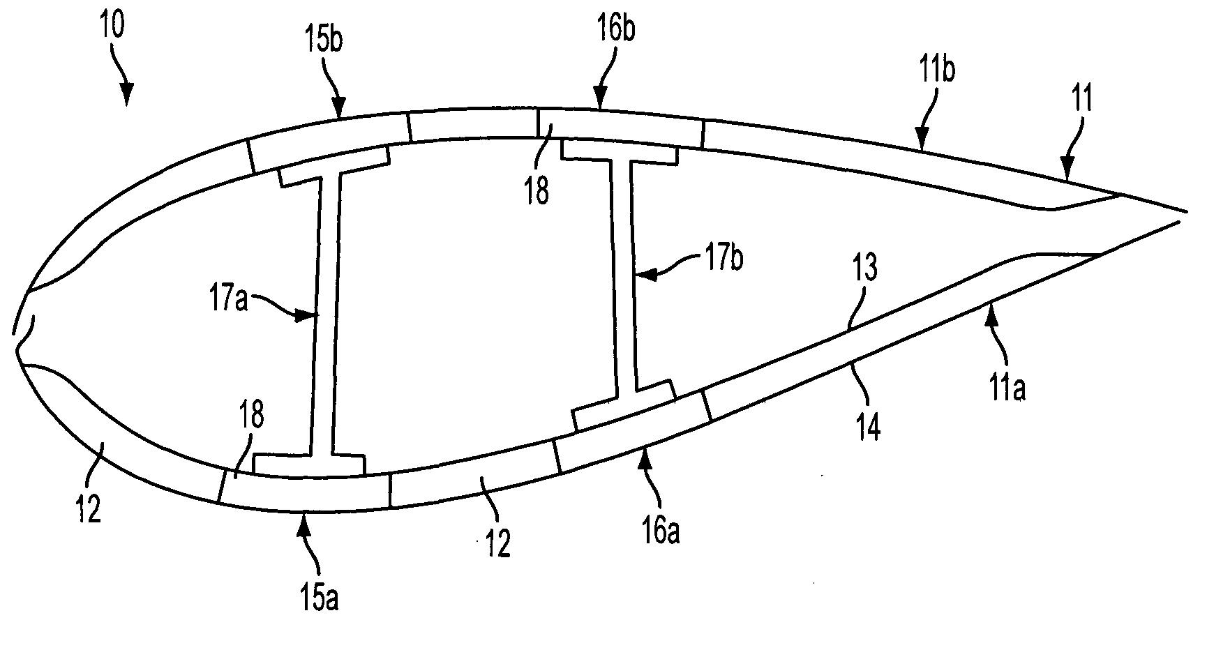 Reinforcing strip for a wind turbine blade