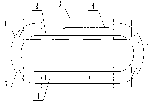 Piston positioning type building block production mold