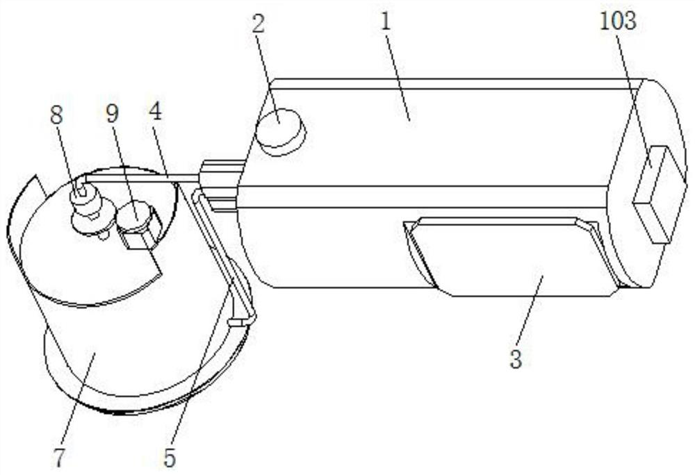 A device for debridement and disinfection of patients in emergency surgery