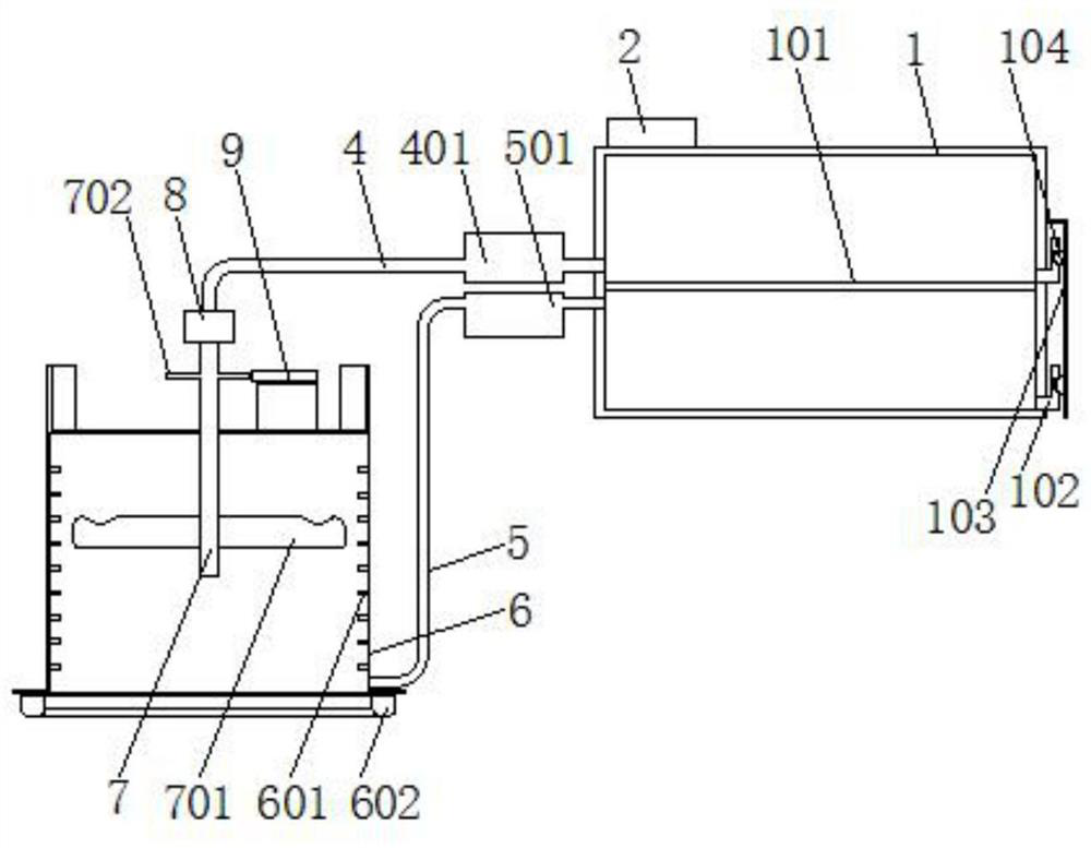 A device for debridement and disinfection of patients in emergency surgery