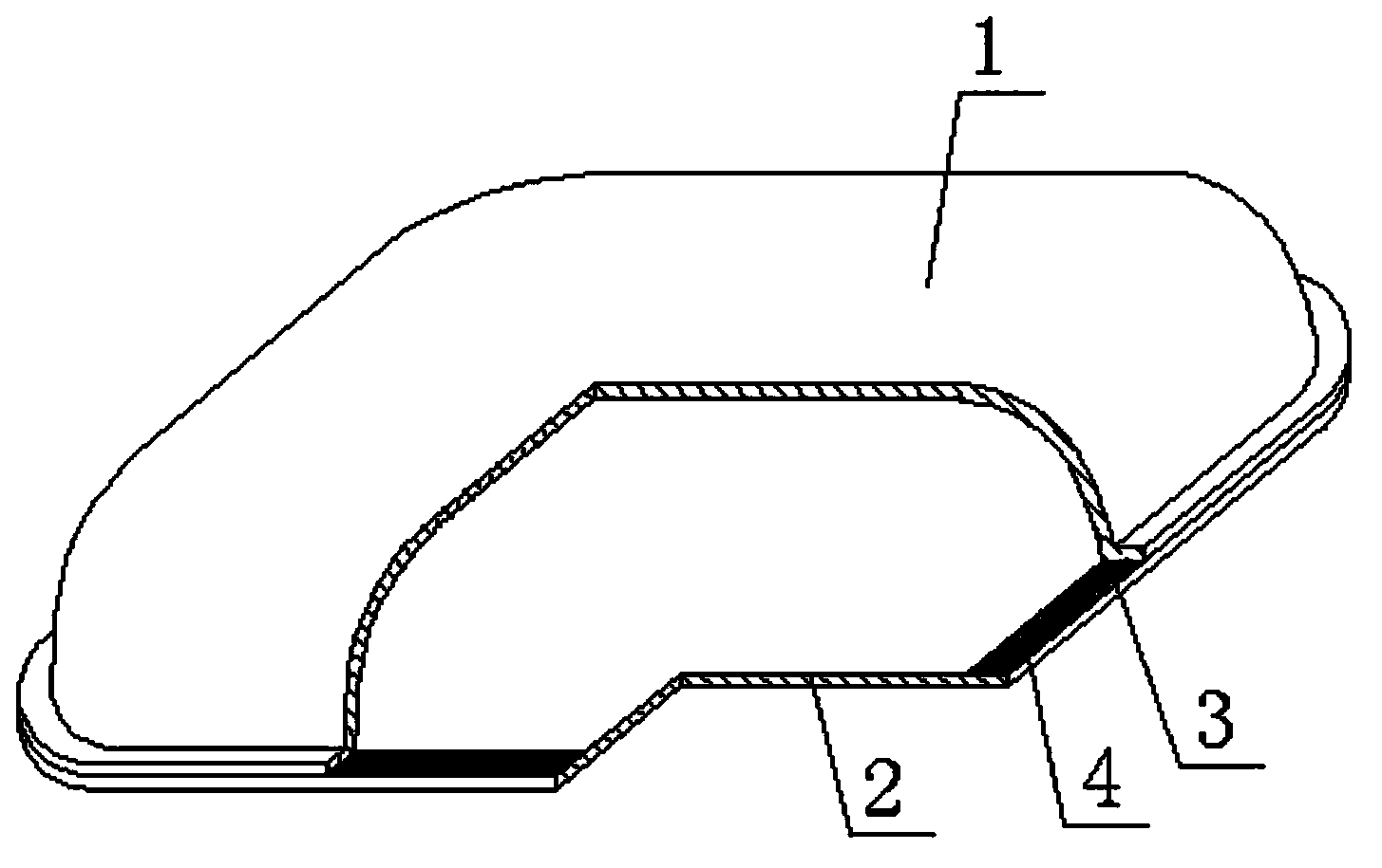 Core mold for concrete filling