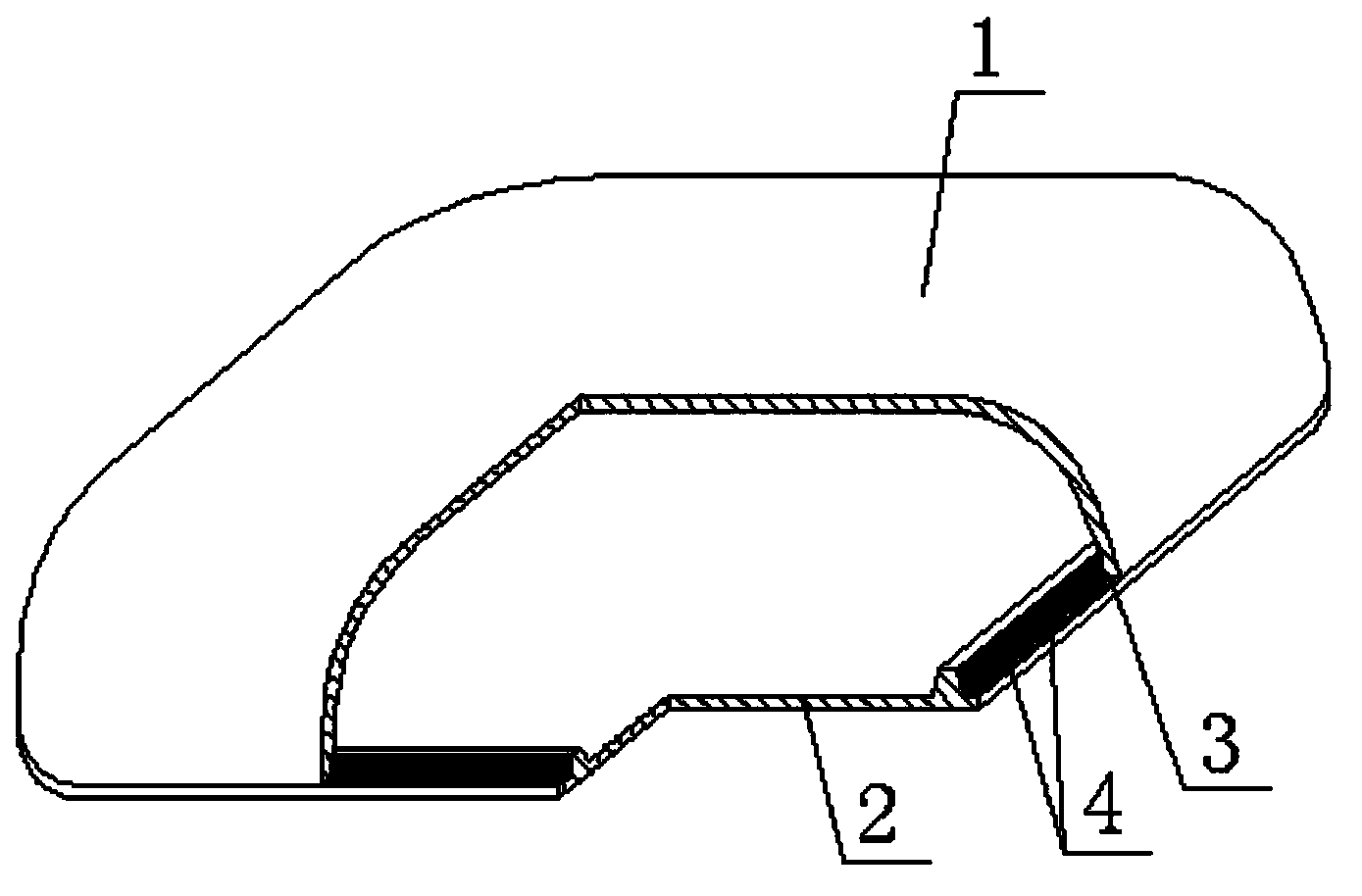 Core mold for concrete filling