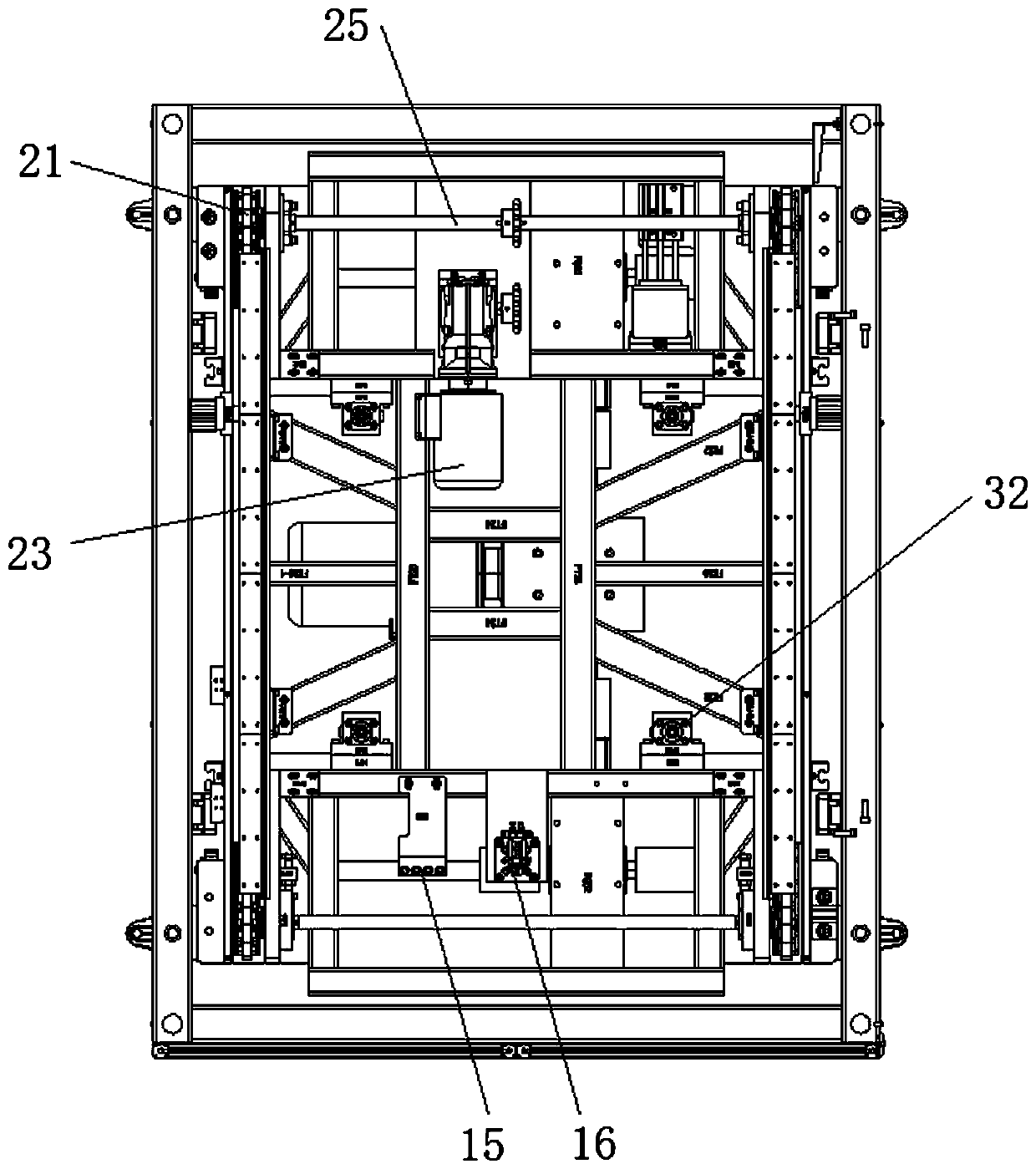 Multi-layer station lifting and transmission equipment