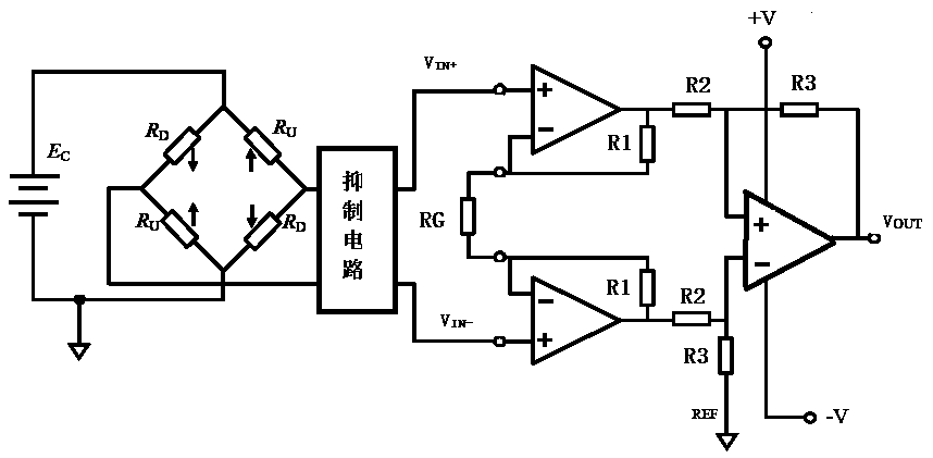 Signal processing system for suppressing signal interference of motor vehicle detection device