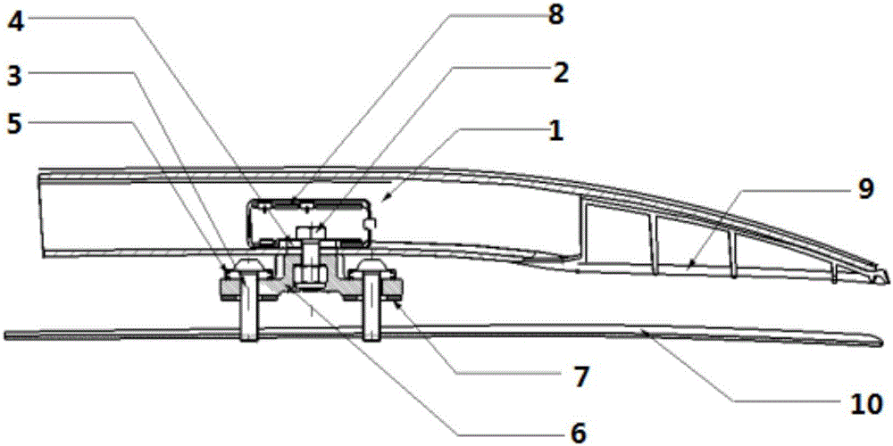 Automobile baggage rack