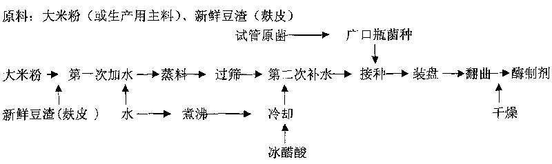 Compound enzyme preparation, and its preparing method and use